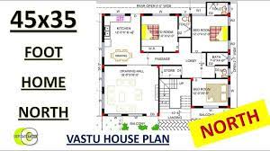 45x35 North Facing House Plan As Per