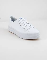 So how do you know if you've found the right tennis shoes for you? Keds Triple Kick White Womens Platform Shoes White 320184150 Tillys