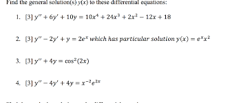 find the general solution s y r to