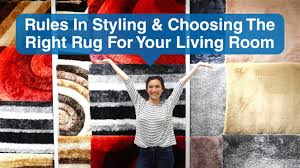 right rug for your living room