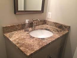 Compareclick to add item tuscany® lucca 24w x 22d gray vanity and white cultured marble vanity top with. to the compare list. Bathroom Vanity Top Columbus Granite Kitchen Countertops