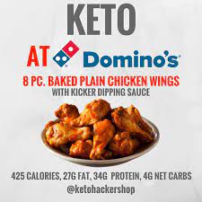 domino s hot wings are keto friendly