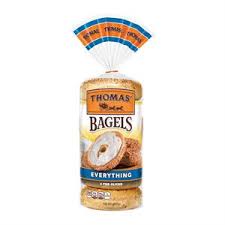 thomas everything bagels nutrition