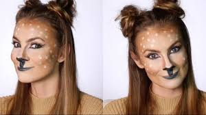 deer makeup tutorial halloween easy