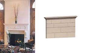 Fireplace Over Mantels