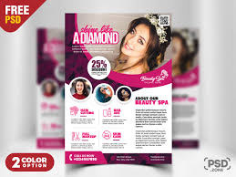 beauty salon flyer template psd psd zone