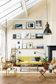 yellow living room sofa