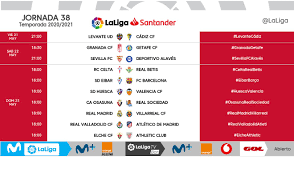 La Liga Santander: Lío En La última Jornada: LaLiga Cambia Partidos Al Sábado... ¡pero Mantiene El Domingo El Real Madrid Villarreal! - Partidos Liga