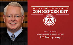 The chief justice of the commonwealth is chosen by his or her colleagues and serves a term of four years. Arizona Supreme Court Justice Bill Montgomery To Deliver 2021 Commencement Address Arizona Christian University
