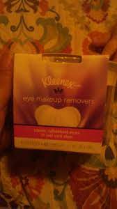 kleenex eye makeup remover wipes