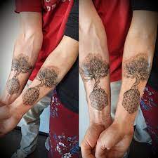 Arzel Tattoo - Tatouage de couple.. arbre de vie, fleur de vie pour la vie  ♡🌳♡ | Facebook