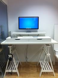 The legs are raised with. The Ultimate Collection Of The Best Ikea Desk Hacks Primer