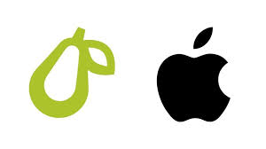 Apple's new logo design used an apple that was bitten from the right side, while it used as for the colours in the logo, people thought of it as representative of apple's transition to apple ii which was. Bullying Apple Fights Couple Over Pear Logo Bbc News