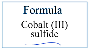 formula for cobalt iii sulfide