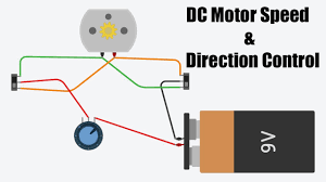 control dc motor sd direction
