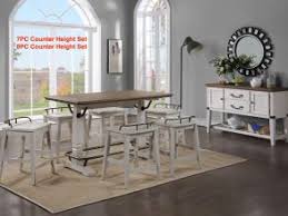 two tone 7pc dining set by steve silver