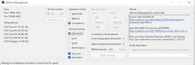 dell fan management software for