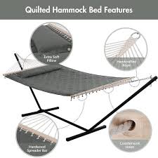 Double Hammock With Stand 12 Ft Heavy