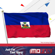 Us 3 98 Mofan Haiti Flag Canvas Header And Double Stitched Haitian National Flags Polyester With Brass Grommets 3 X 5 Ft In Flags Banners
