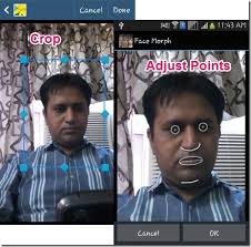 Merge faces in the template image and the merging image and return the merged image. Free Face Morphing App For Android To Morph Multiple Photos Together