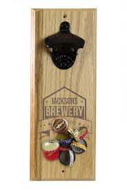 brewery themed engraved wooden wall