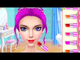 makeup hairstyle cake design game