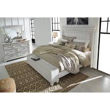 Willow distressed white slat bedroom set. Kennedy Distressed Whitewashed King 3 Piece Bedroom Set Weekends Only Furniture