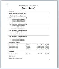 Fill In Resume Template Fill Blank Resume Template Word Auto Fill