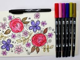 Easy Diy Watercolor Retro Flowers