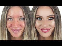 create a new face using makeup