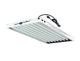 Hydroplanet T5 Growing Fixture 4 Ft 8 Lamp Fluorescent Bulbs Included For Indoor Horticulture Gardening
