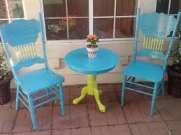 Patio Set 2 Cans Aqua Vaslpar