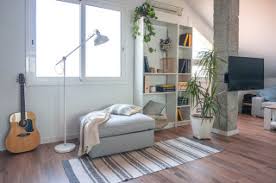 gray laminate floor family room ideas