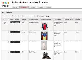 Costume Inventory Resources Costumes Theatre Props