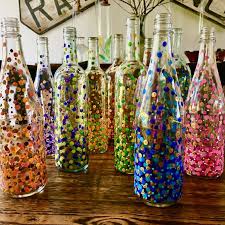 Painted Wine Bottles Cuozzo Creative