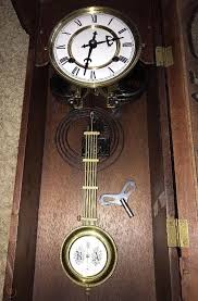 antique german wall clock ra on