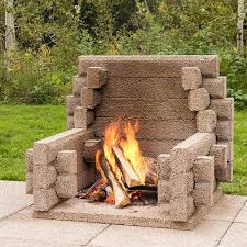 Outdoor Fireplace Beige Colour