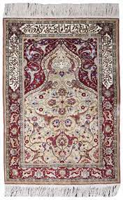 silk hereke rug farnham antique carpets