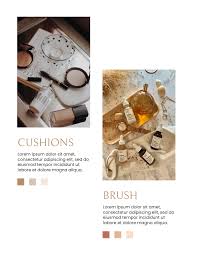 beauty cosmetics catalog catalog template