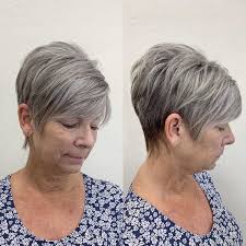 Lift your hair to create even more volume, or make a kind of hat by lifting the bangs and hair at the crown. No More Hair Coloring Here Are The Most Beautiful Hairstyles For Gray Hair