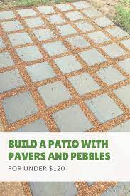 how to build a diy patio for under 120