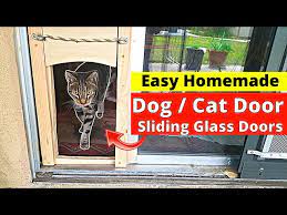 Easy Diy Homemade Dog Cat Door For