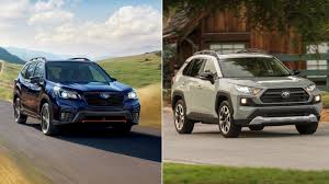 2017 toyota highlander and rav4 xle from alex подробнее. Comparison Test 2019 Toyota Rav4 Adventure Vs 2019 Subaru Forester Sport Autoblog