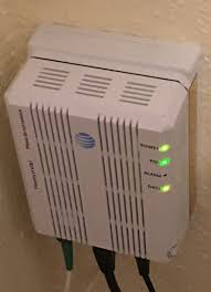 at t internet fiber gateway data light
