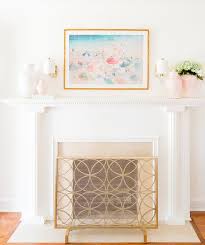 White Fireplace Mantel
