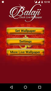 balaji clock live wallpaper 4 4 free