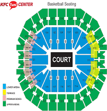 Yum Center Seating Chart Basketball Elcho Table