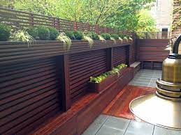 Chelsea Nyc Terrace Wood Fence Deck