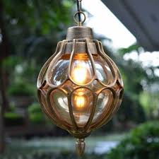 Litzee Outdoor Hanging Lamp Lantern
