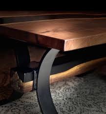 timber beam coffee table base